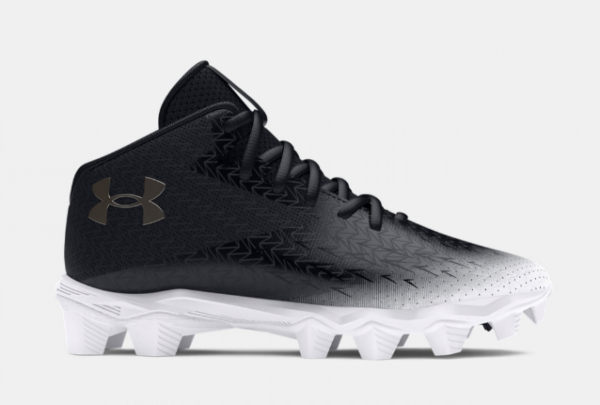 Boys' UA Spotlight Franchise 4 RM Wide Jr. Football Cleats