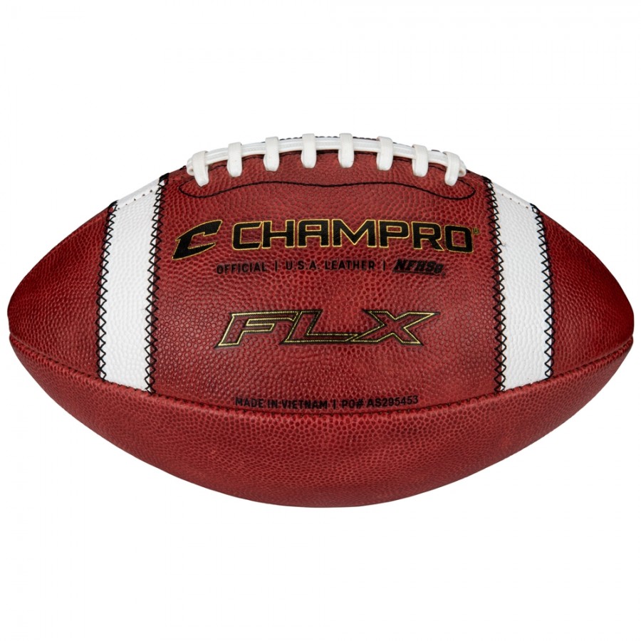 CHAMPRO FLX LEATHER FOOTBALL - PEE-WEE