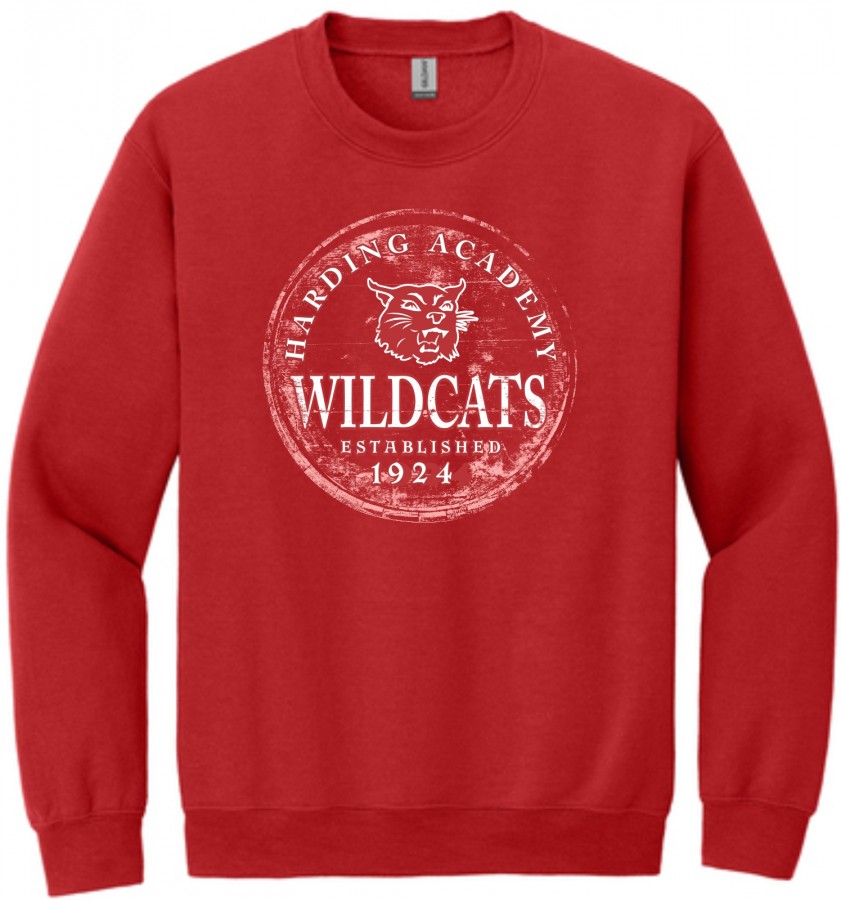 8D254 HARDING ACADEMY ADULT SWEATSHIRT