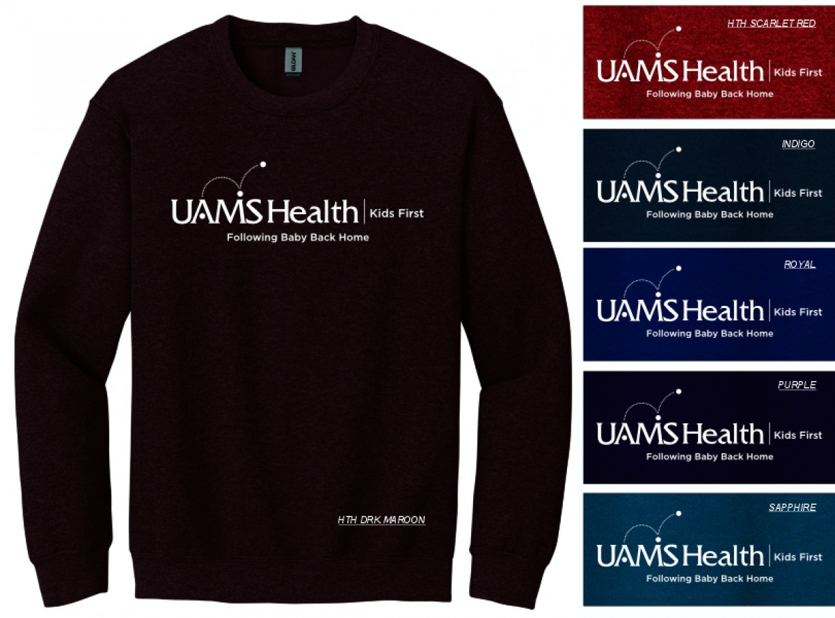 D2 G180 UAMS FBBH Gildan® - Heavy Blend™ Crewneck Sweatshirt