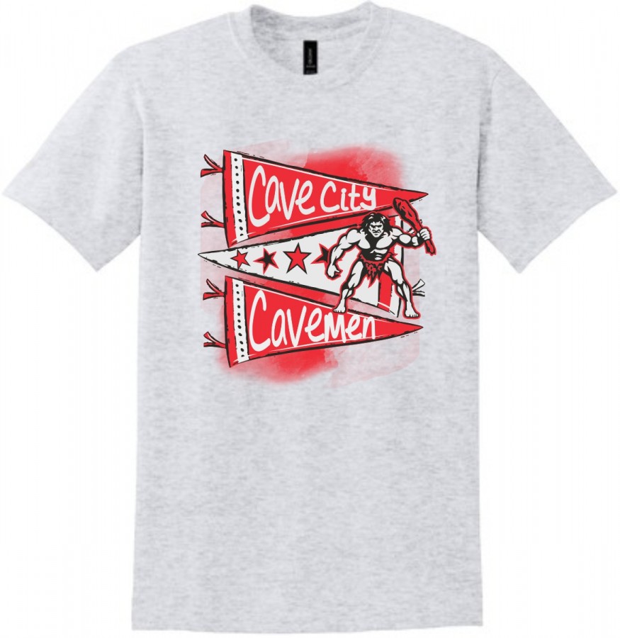 CAVE CITY CHEER ASH S/S