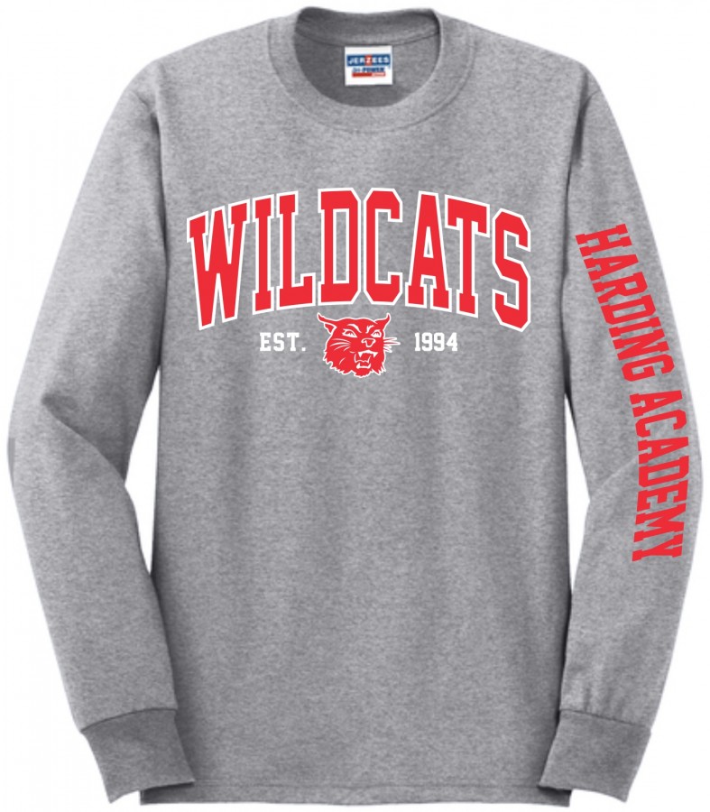 8D255 HARDING ACADEMY ADULT L/S