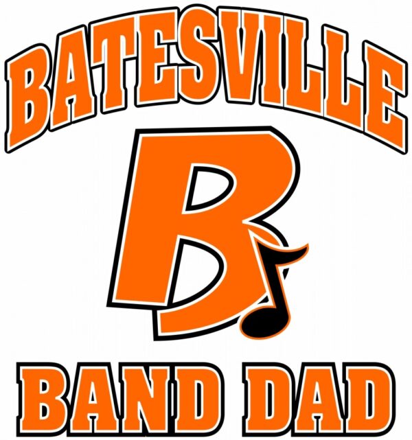 BATESVILLE BAND DECAL - BAND DAD