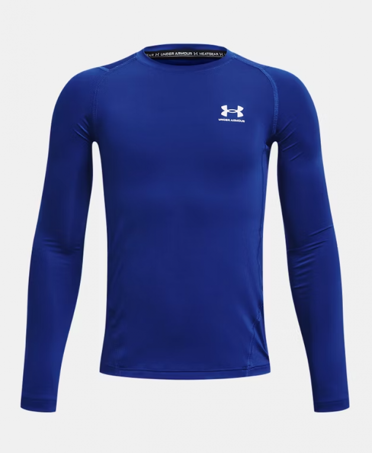 UNDER AMOUR Boys' HeatGear® Armour Long Sleeve - Image 4