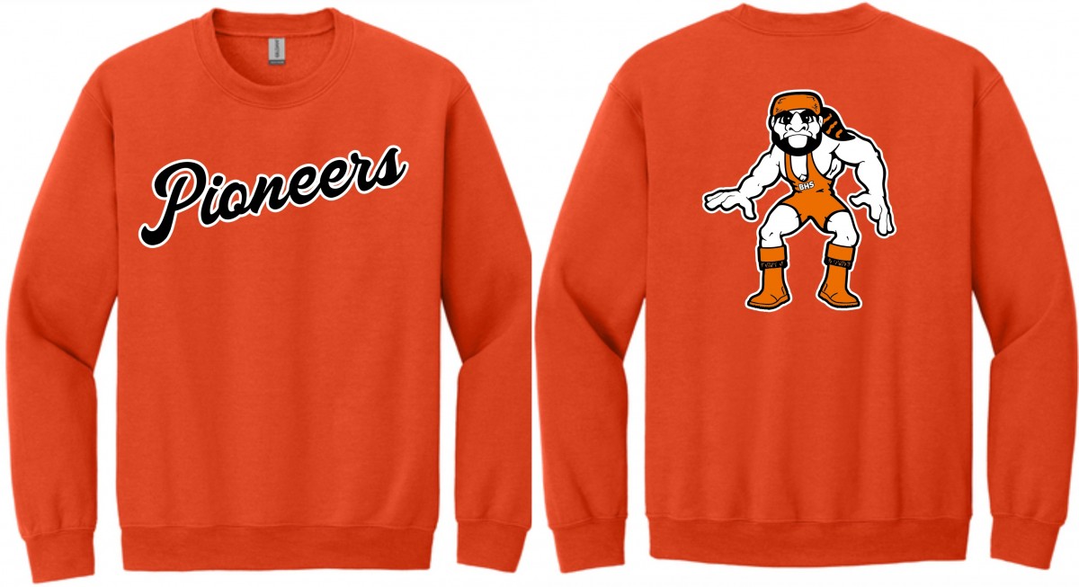 PIONEER WRESTLING SWEATSHIRT - D1