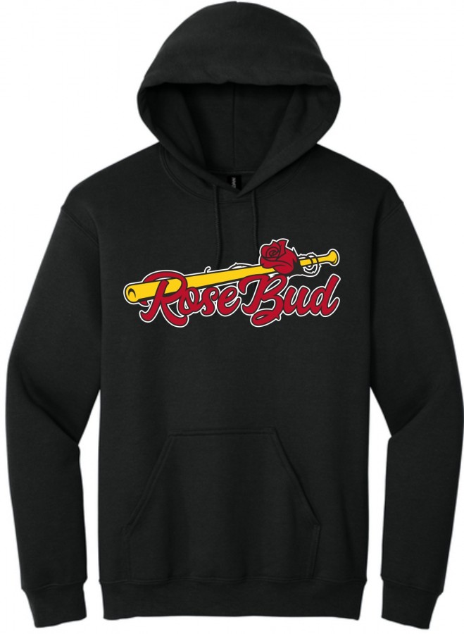 ROSE BUD BASEBALL HOODIE