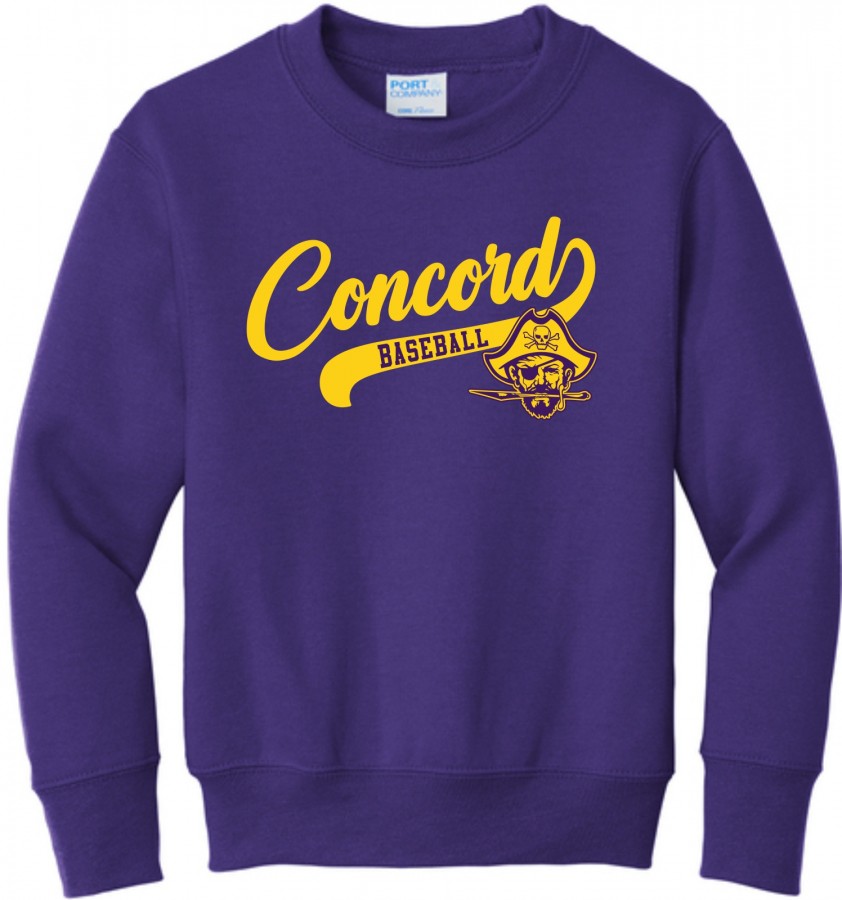 CONCORD BASEBALL YOUTH SWEATSHIRT