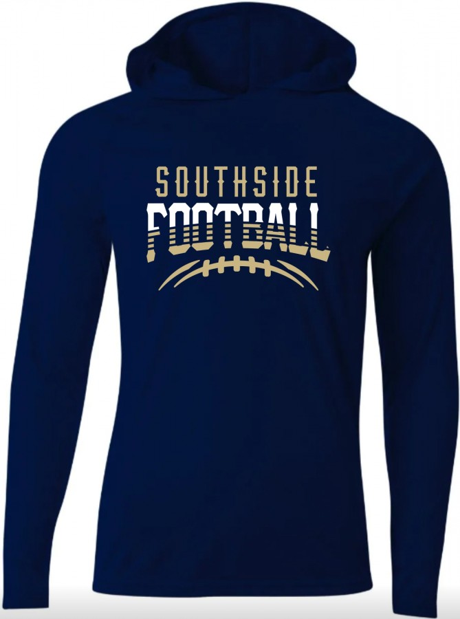 SOUTHSIDE FOOTBALL ADULT DRIFIT HOODED L/S - D1