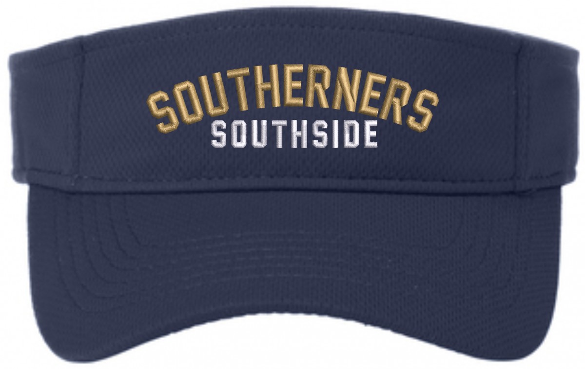 SOUTHSIDE FOOTBALL NAVY VISOR - E2