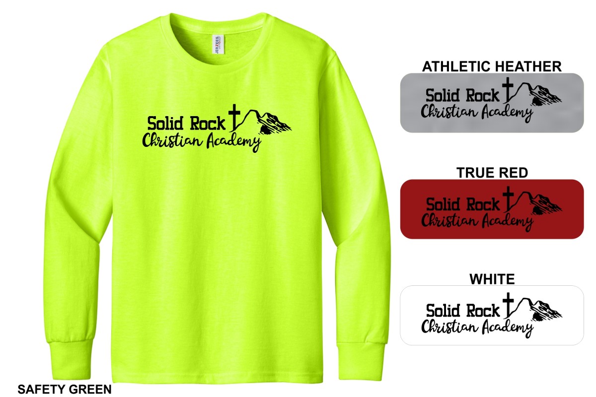 SRCA YOUTH/ADULT L/S TEE-BLACK